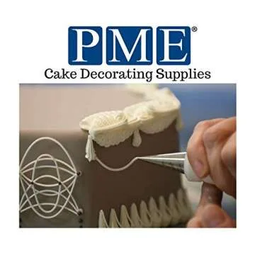 PME Seamless Stainless Steel Supatube Decorating Tip Writer No. 00, Standard, Silver