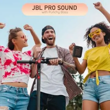 JBL Go 4 Portable Bluetooth Wireless Speaker - Ultra-Portable & Waterproof for On-the-Go Sound Exper...