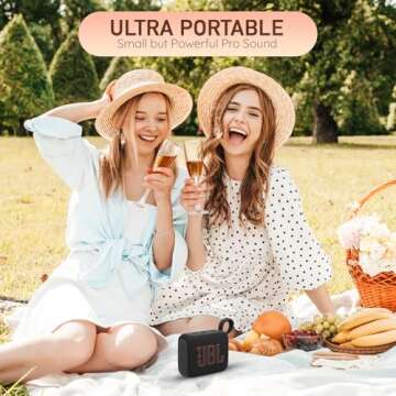 JBL Go 4 Portable Bluetooth Speaker - Waterproof & Powerful Sound