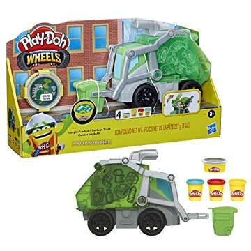 Play-Doh Garbage Truck Set with Scented Dough for Kids