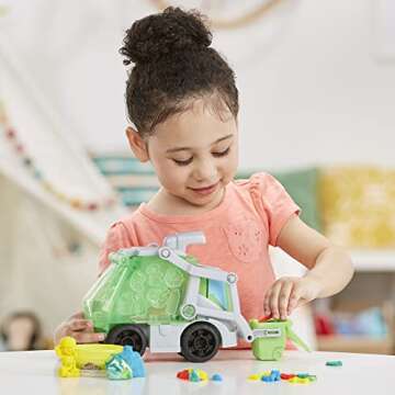 Play-Doh Garbage Truck Set with Scented Dough for Kids