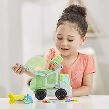 Play-Doh Garbage Truck Set with Scented Dough for Kids