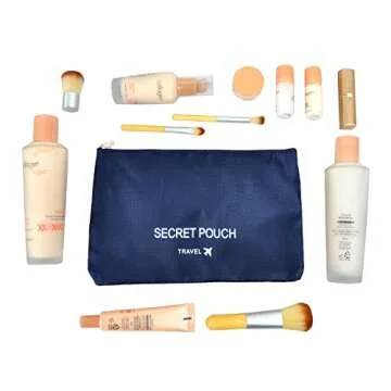 7 Packing Bags Travel Cubes Luggage Organizers Suitcase Storage Clothes Shoes Underwear Bags Set Pack Navy Blue