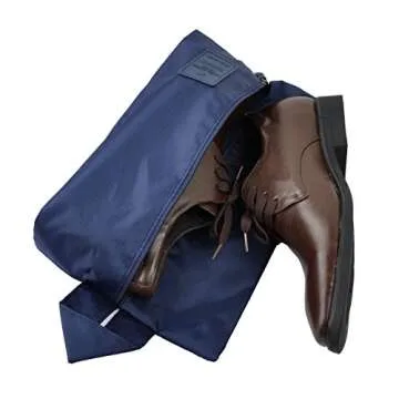 7 Packing Bags Travel Cubes Luggage Organizers Suitcase Storage Clothes Shoes Underwear Bags Set Pack Navy Blue