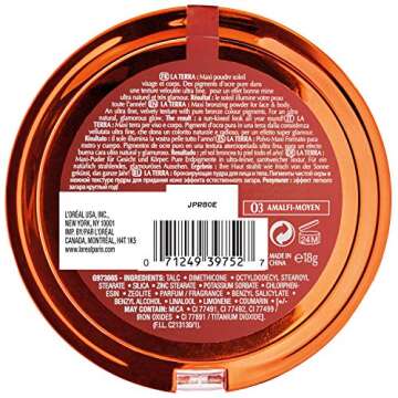 L'Oreal Paris Summer Belle Bronze Please! Bronzer - Amalfi Medium