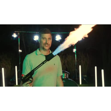 GRILLBLAZER GrillGun Basic Grill Torch & Lighter - Charcoal and Wood Starter - Professional Grilling and BBQ Handheld Blowtorch for Chefs, Men and Women Who Want to have the Best Tool for the Job