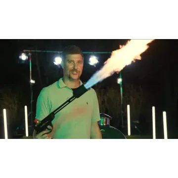 GRILLBLAZER GrillGun Basic Grill Torch & Lighter - Charcoal and Wood Starter - Professional Grilling and BBQ Handheld Blowtorch for Chefs, Men and Women Who Want to have the Best Tool for the Job