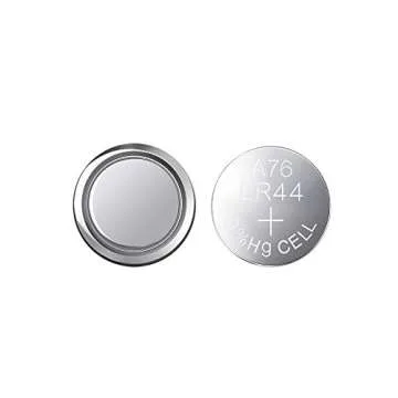 MJKAA 10pcs LR44 AG13 A76 357 303 SR44 1.5v Button Coin Cell Battery