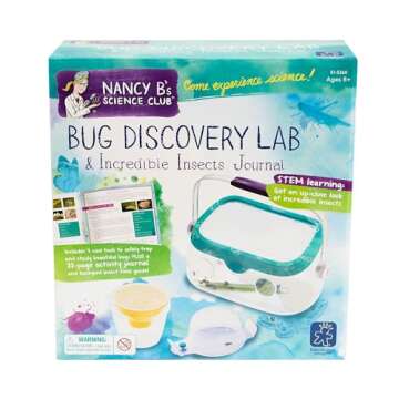 Educational Insights Nancy B's Science Club Bug Discovery Lab: Kids Outdoor Toys, Collect & Study Bugs, Includes Pit Trap & Bug Catcher, Ages 8+