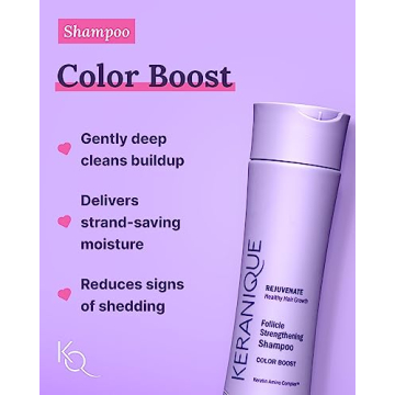 Keranique Color Treated Hair Care Trio for Volume and Strength