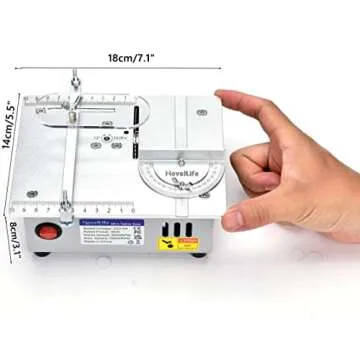 Compact Mini Hobby Table Saw for DIY & Model Crafts