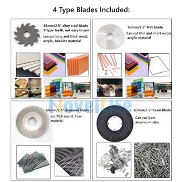 Compact Mini Hobby Table Saw for DIY & Model Crafts