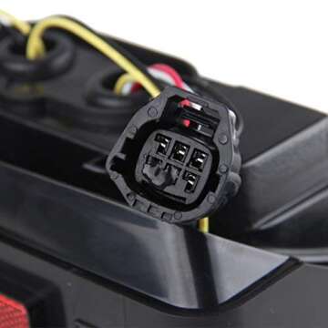 Stylish SUNPIE Smoked LED Tail Lights for Jeep Wrangler