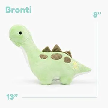 Bellzi Brontosaurus Cute Stuffed Animal Plush Toy - Adorable Soft Dinosaur Toy Plushies and Gifts - ...