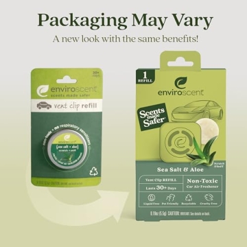 Enviroscent Non-Toxic Car Air Freshener Lasts 30 Days