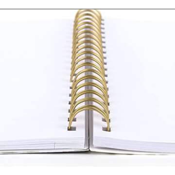 Emily Ley Hardcover Ruled Journal Hardcover , Size 8 1/2" x 10", 96 Doubled Side Pages (Gardening) And TheBeliver Ballpoint Crystal Diamond Pen