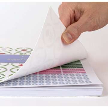 Emily Ley Hardcover Ruled Journal Hardcover , Size 8 1/2" x 10", 96 Doubled Side Pages (Gardening) And TheBeliver Ballpoint Crystal Diamond Pen