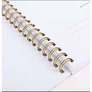 Emily Ley Hardcover Ruled Journal Hardcover , Size 8 1/2" x 10", 96 Doubled Side Pages (Gardening) And TheBeliver Ballpoint Crystal Diamond Pen