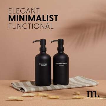 MaisoNovo Soap Dispenser and Bathroom Tray Set