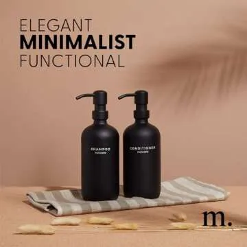 MaisoNovo Soap Dispenser and Bathroom Tray Set