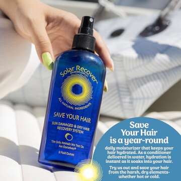 Solar Recover Natural Leave-In Conditioner for Healthy Hair