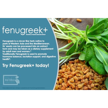 VH Nutrition Fenugreek+ Lactation Supplement for Nursing Moms