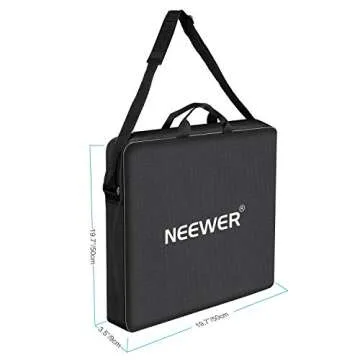 Neewer Photography Carrying Bag Protective Case Compatible with 18 inches Camera Ring Light - 20.47x20.47 inches/52x52 centimeters, Durable Nylon, Light Weight (Black)