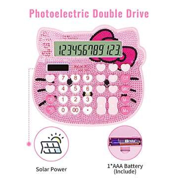 Hello Kitty Solar Calculator with Cute Design for All Ages
