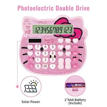 Hello Kitty Solar Calculator with Cute Design for All Ages
