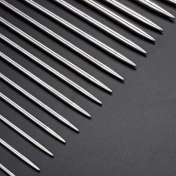 BCMRUN 22 Pieces Stainless Steel Knitting Needles Set