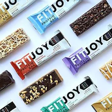 FitJoy Protein Bars Low Carb Low Sugar, Gluten Free High Protein Snacks
