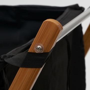 Stylish Bamboo X-Frame Laundry Hamper for Every Home