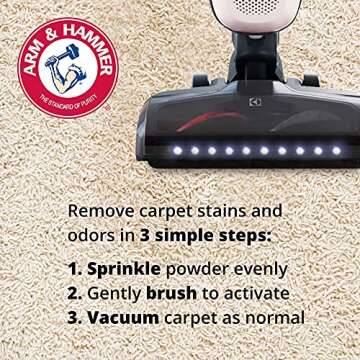 Arm & Hammer Pet Fresh Dry Carpet Cleaner, Stain and Odor Remover Powder, Absorbs Allergens and Pet ...