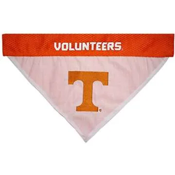 Pets First Collegiate Pet Accessories, Reversible Bandana, Tennessee Volunteers, Small/Medium