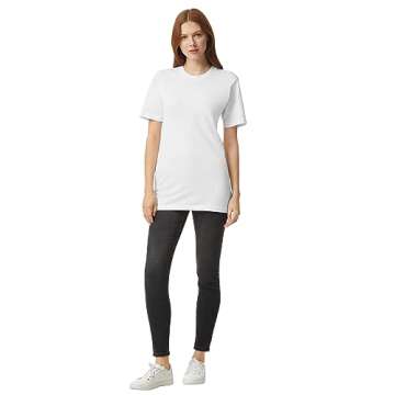 American Apparel Fine Jersey T-Shirt, Style G2001, Multipack, White (2-Pack), X-Large