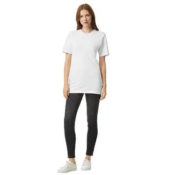 American Apparel Fine Jersey T-Shirt, Style G2001, Multipack, White (2-Pack), X-Large