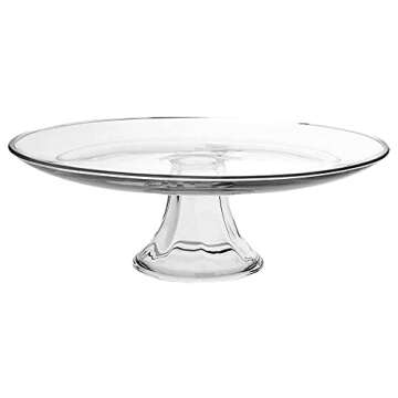 Anchor Hocking Presence Crystal Tiered Serving Platter, 13 inch