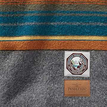 PENDLETON, National Parks Blanket, Olympic Grey, Queen