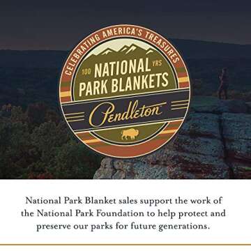 PENDLETON, National Parks Blanket, Olympic Grey, Queen