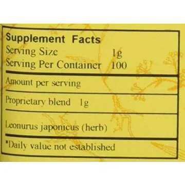 E-Fong Yi Mu Cao - Herbal Motherwort Granules, 100g