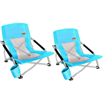 Nice C Adults Low Beach Chair for Ultimate Comfort
