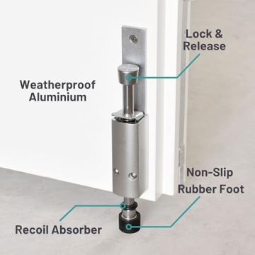 Kickdown Door Stop - Heavy Duty Foot Operated Door Holder