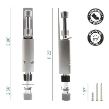 Kickdown Door Stop - Heavy Duty Foot Operated Door Holder