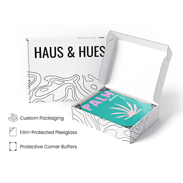 HAUS AND HUES Colorful Framed Wall Art Set of 6 Travel Prints