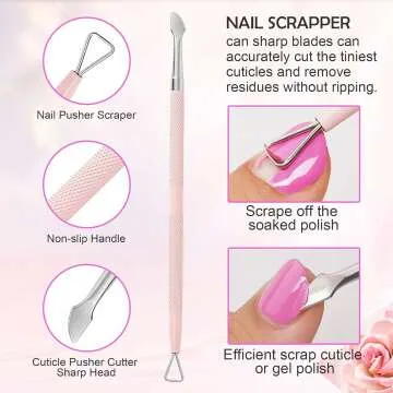 Professional Makartt Cuticle Trimmer & Pusher Set
