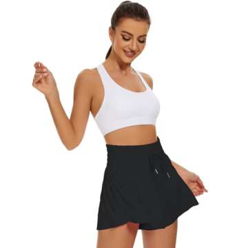 Heyielda High Waist Flowy Athletic Shorts for Women