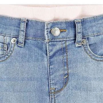 Levi's Baby Girls' and Toddler Pull On Jeans, Palisades/Skinny, 6 Months