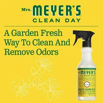 Mrs. Meyer's Kitchen Set, Dish Soap, Hand Soap, and Multi-Surface Cleaner, 3 CT (Honeysuckle)