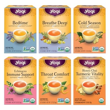 Yogi Tea Get Well Variety Pack - Herbal Wellness Tea Sampler