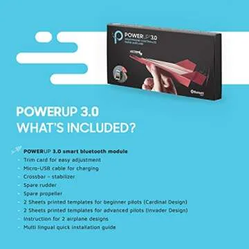 POWERUP 3.0 Smartphone Controlled Paper Airplanes Kit